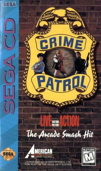 Crime Patrol (Sega CD) - Game Manual Only