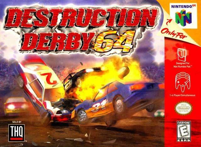 Destruction Derby 64 (Nintendo 64) - Game Manual Only