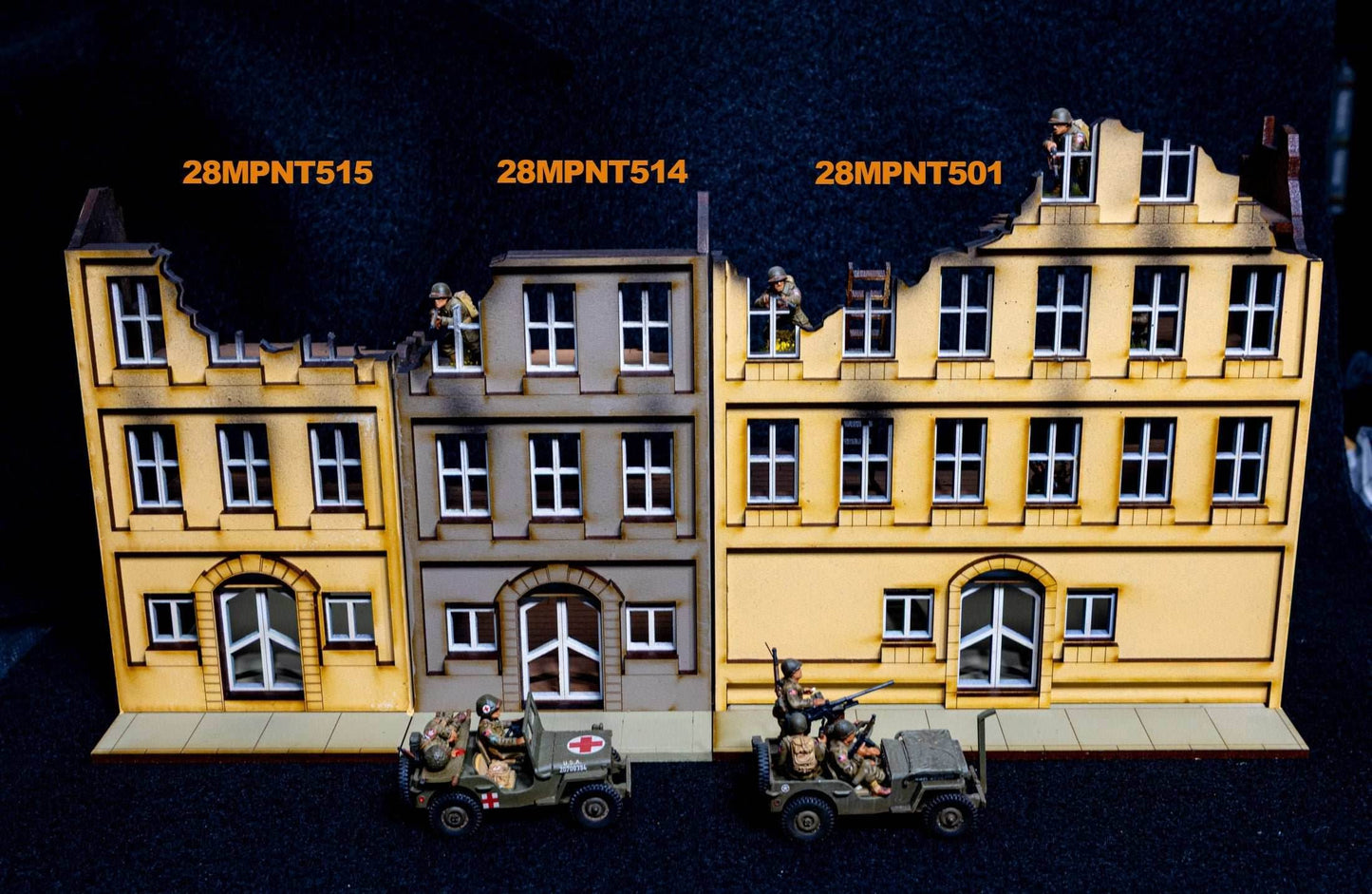 28mm European Building - 28MMDF501 (Painted and Assembled) -