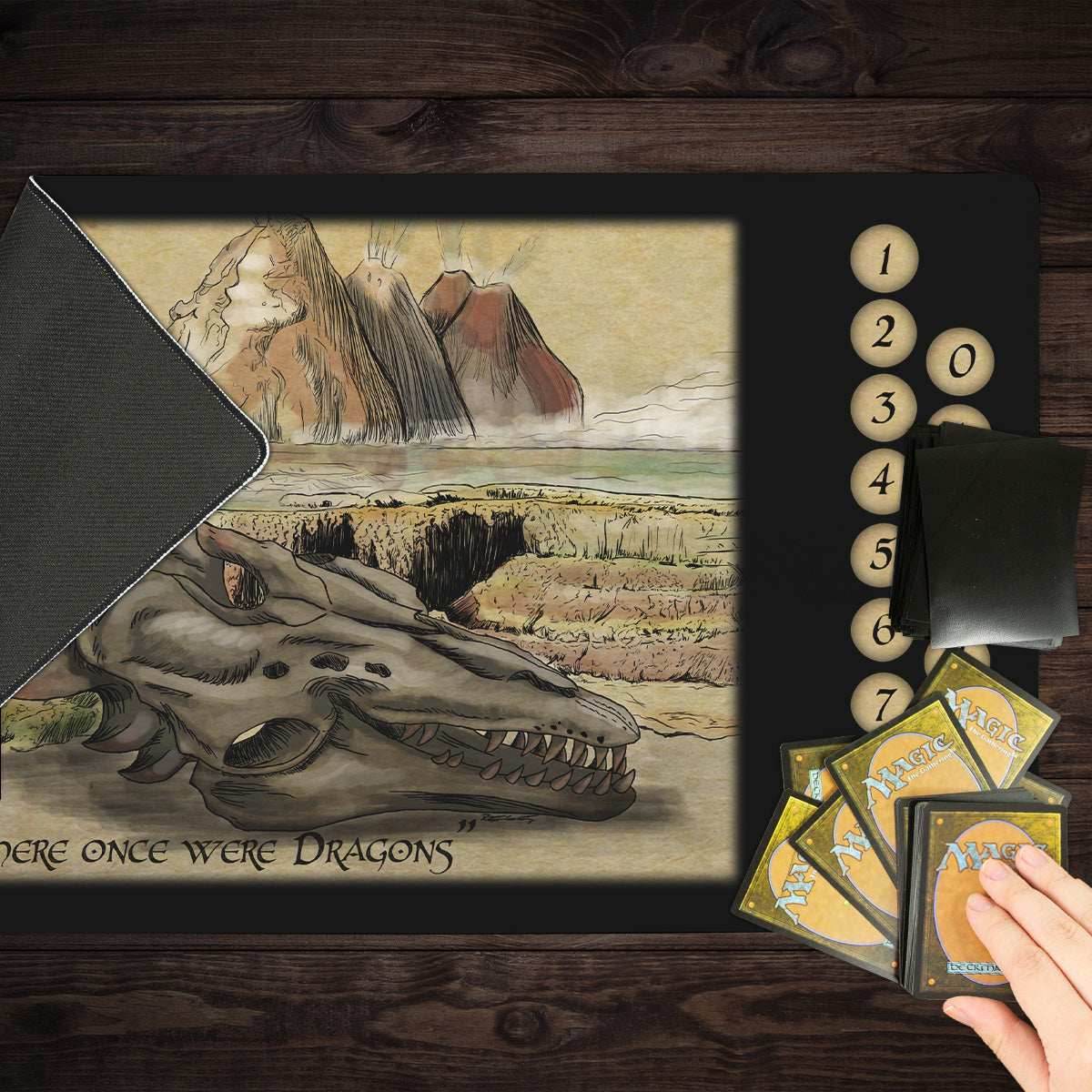Dragonskull Playmat - Standard Playmat / No Life Counter / Plain