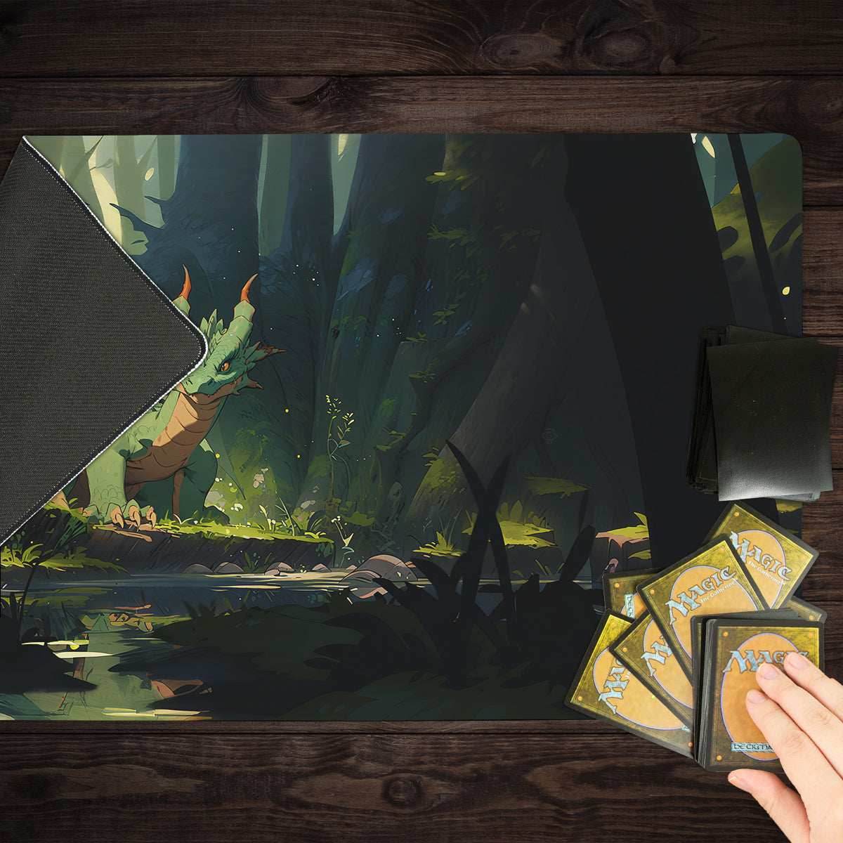 Nymuai, Dragon of the Glade Playmat - Standard Playmat / Plain