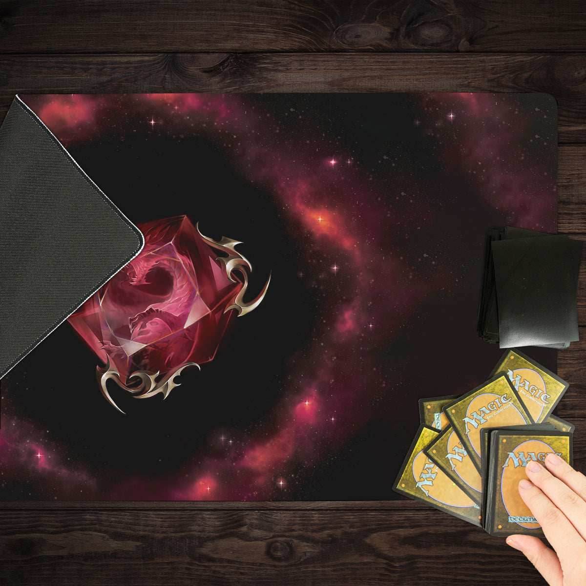 Ruby Dragon Playmat - Standard Playmat / Plain