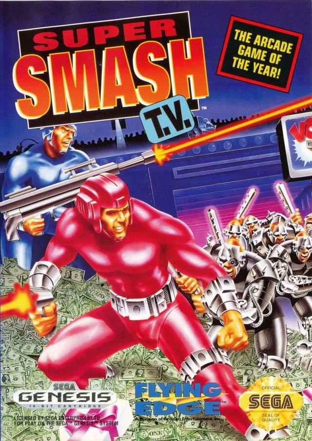 Super Smash T.V. (Sega Genesis) - Game Manual Only