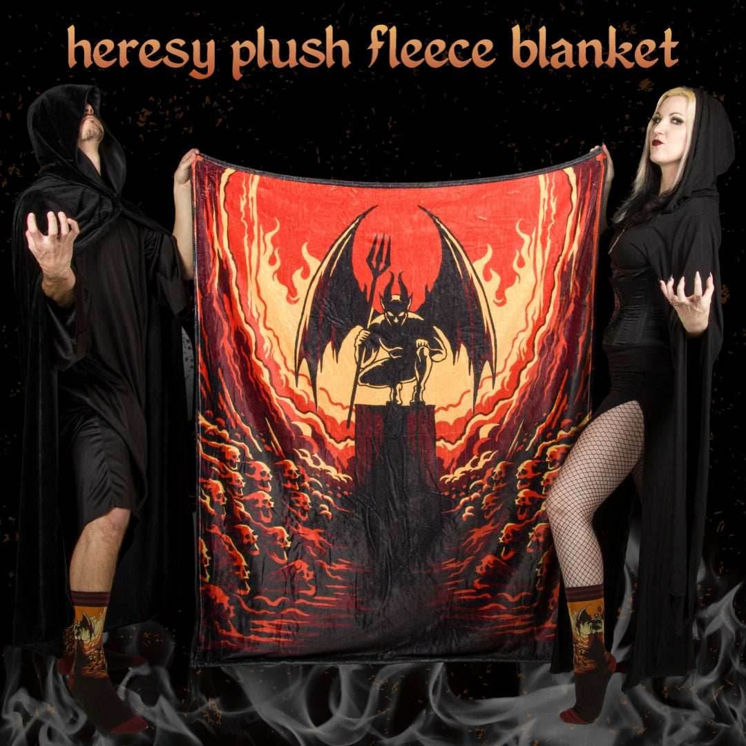 Heresy Plush Fleece Blanket -