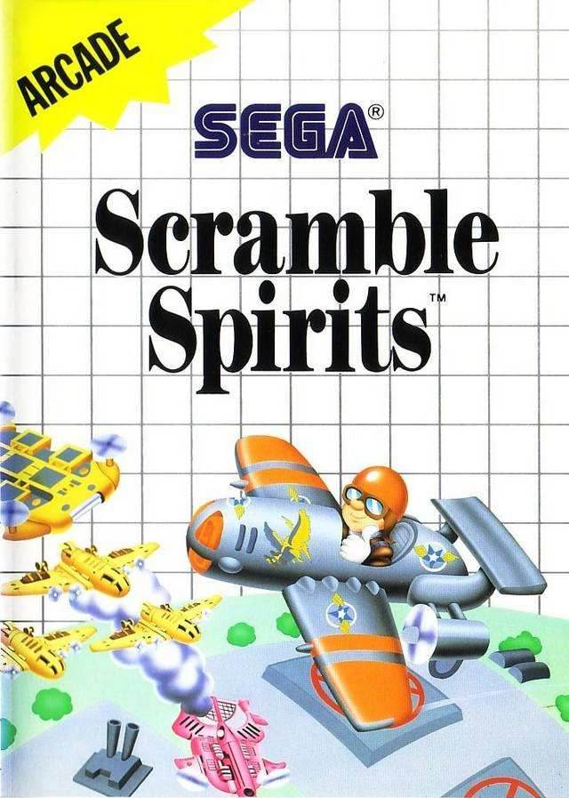 Scramble Spirits (Sega Master System) - Game Manual Only