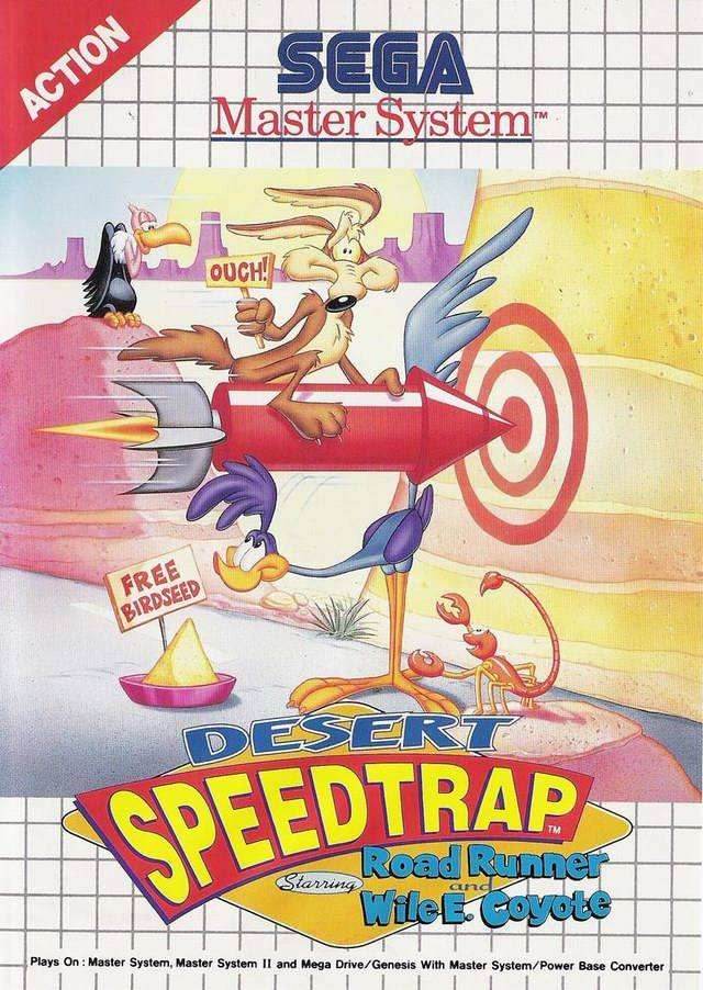 Desert Speedtrap: Starring Road Runner and Wile E Coyote (Sega Master System) - Game Manual Only