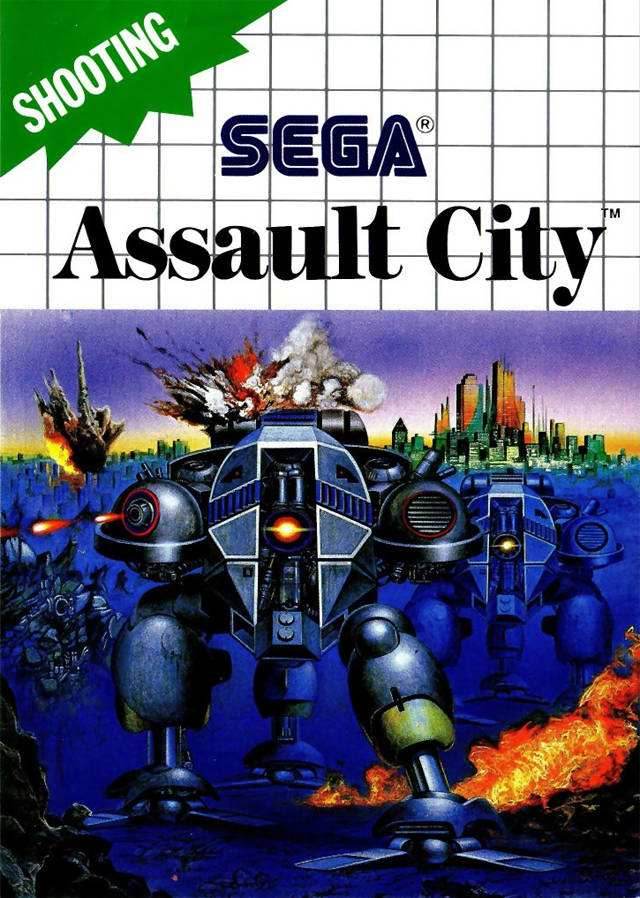 Assault City (Sega Master System) - Game Manual Only