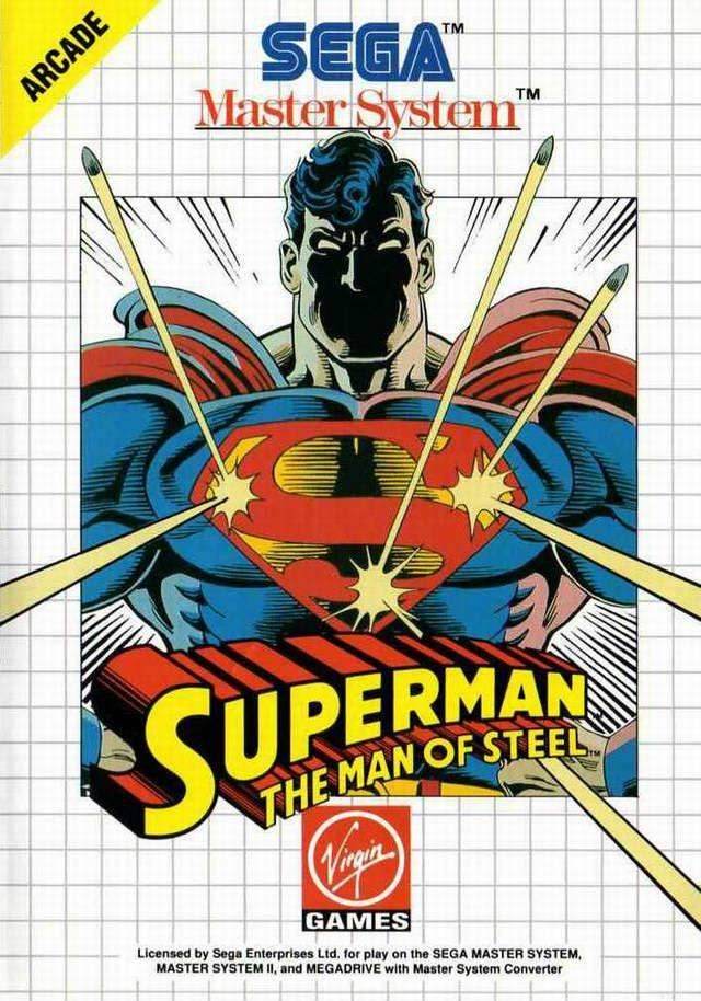 Superman: The Man of Steel (Sega Master System) - Game Manual Only