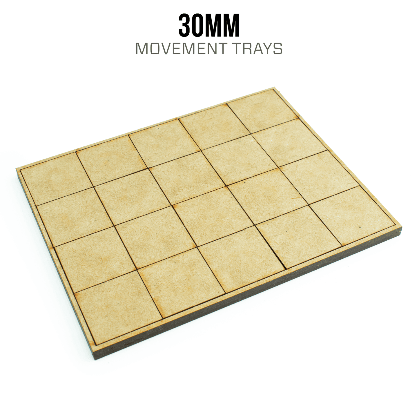 30mm Infantry Movement Trays - 4 / 1 / Blank