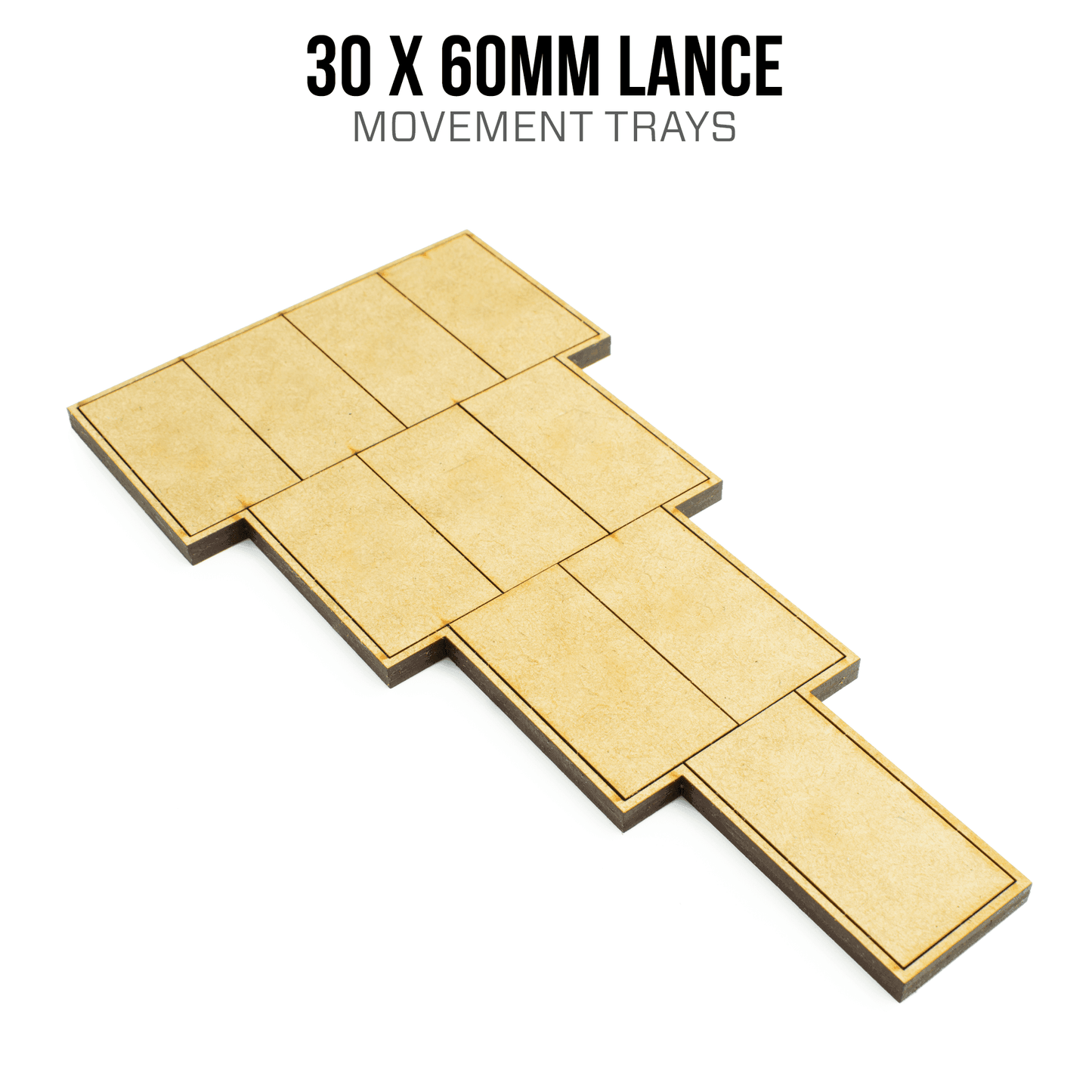 30mm x 60mm Lance Movement Trays - 2 / Blank