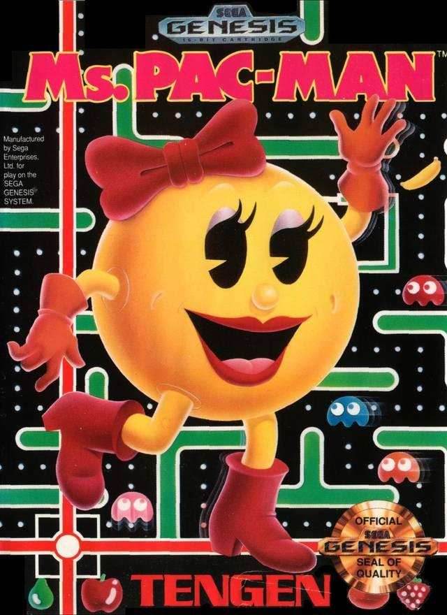 Ms. Pac-Man (Sega Genesis) - Game Manual Only