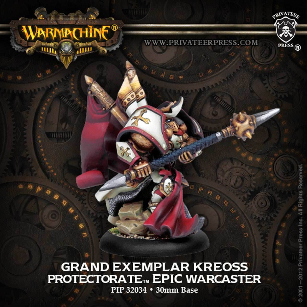 Warmachine: Protectorate of Menoth Grand Exemplar Kreoss -