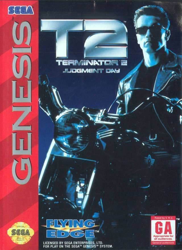 Terminator 2 Judgement Day (Sega Genesis) - Game Manual Only