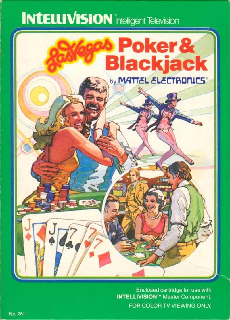 Las Vegas Poker & Blackjack (Intellivision) - Game Manual Only