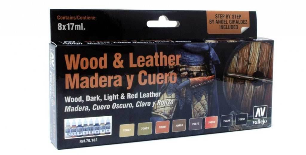 Model Color Set: Wood and Leather (8) -