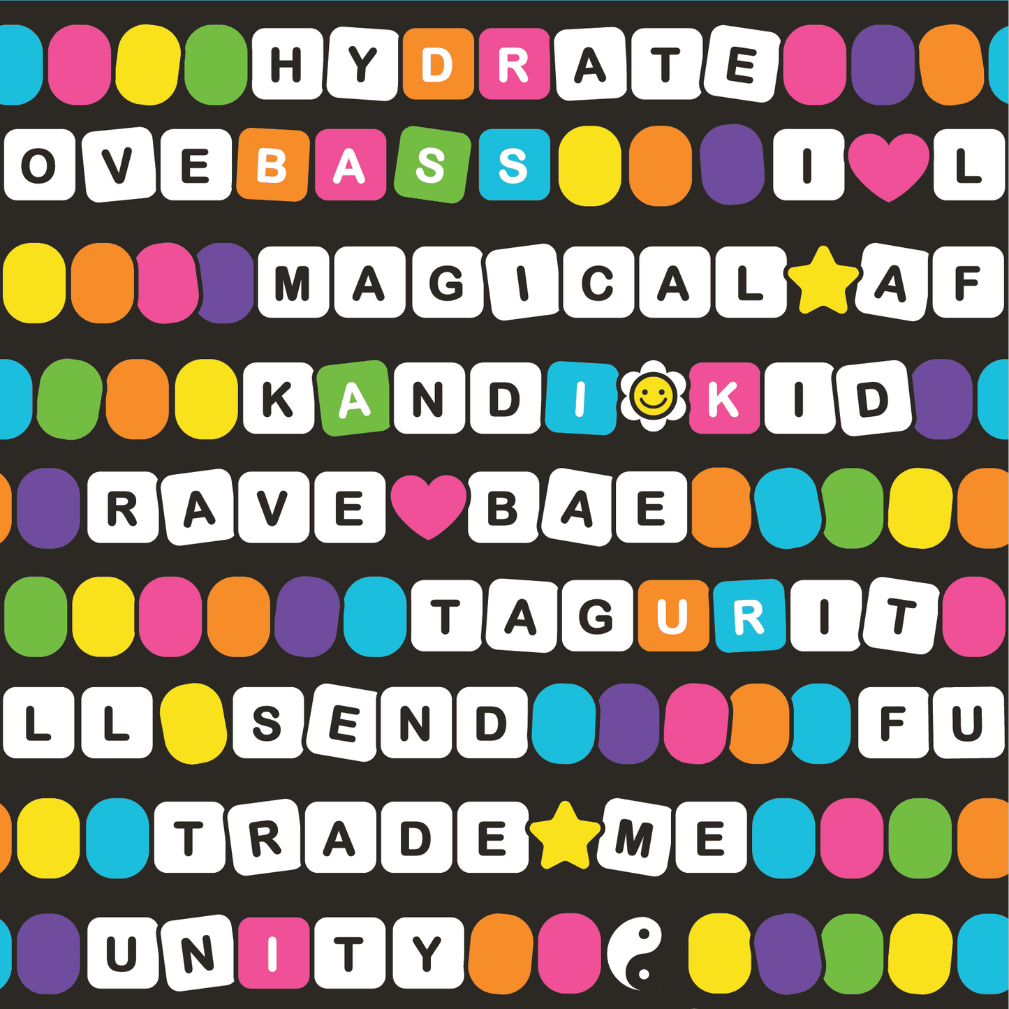 Kandi Land Crew Socks -