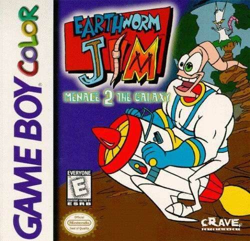 Earthworm Jim Menace 2 Galaxy (Gameboy Color) - Game Manual Only