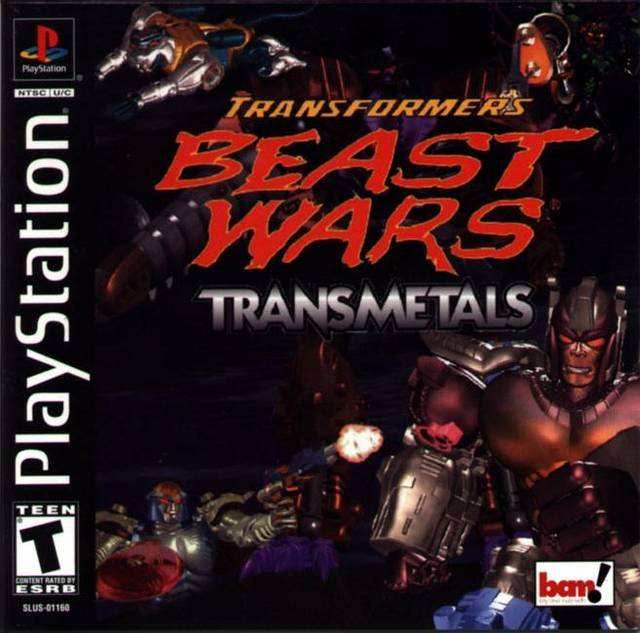 Transformers: Beast Wars Transmetals (Playstation) - Game Manual Only