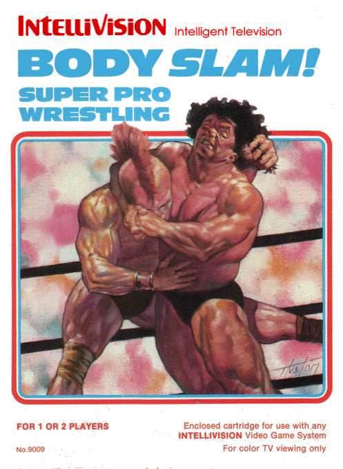 Body Slam Super Pro Wrestling (Intellivision) - Game Manual Only