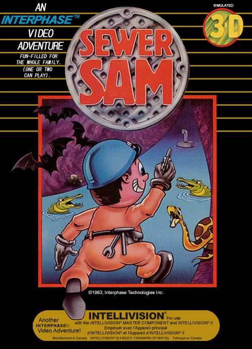 Sewer Sam (Intellivision) - Game Manual Only