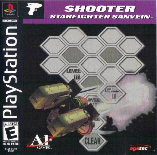 Shooter Starfighter Sanvein (Playstation) - Game Manual Only