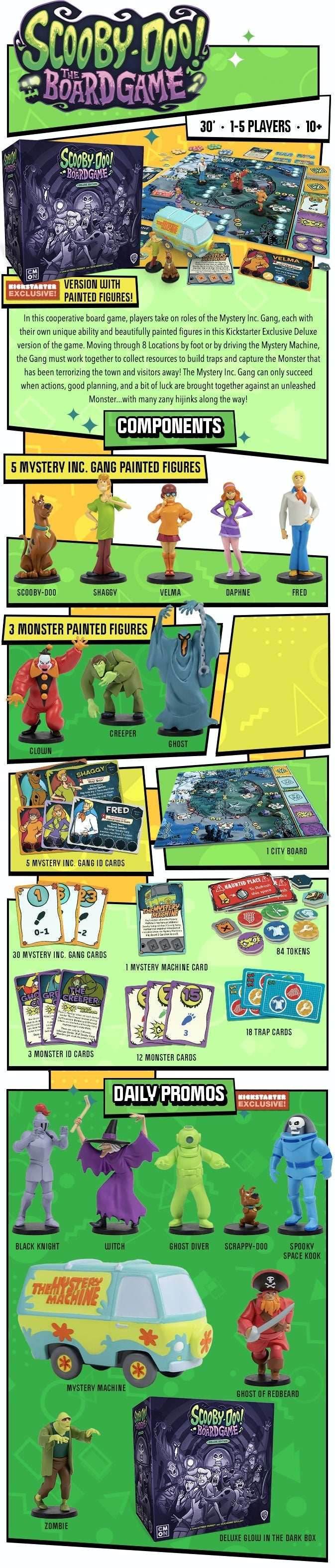 Scooby-Doo: The Board Game - Deluxe Kickstarter Exclusive Edition -