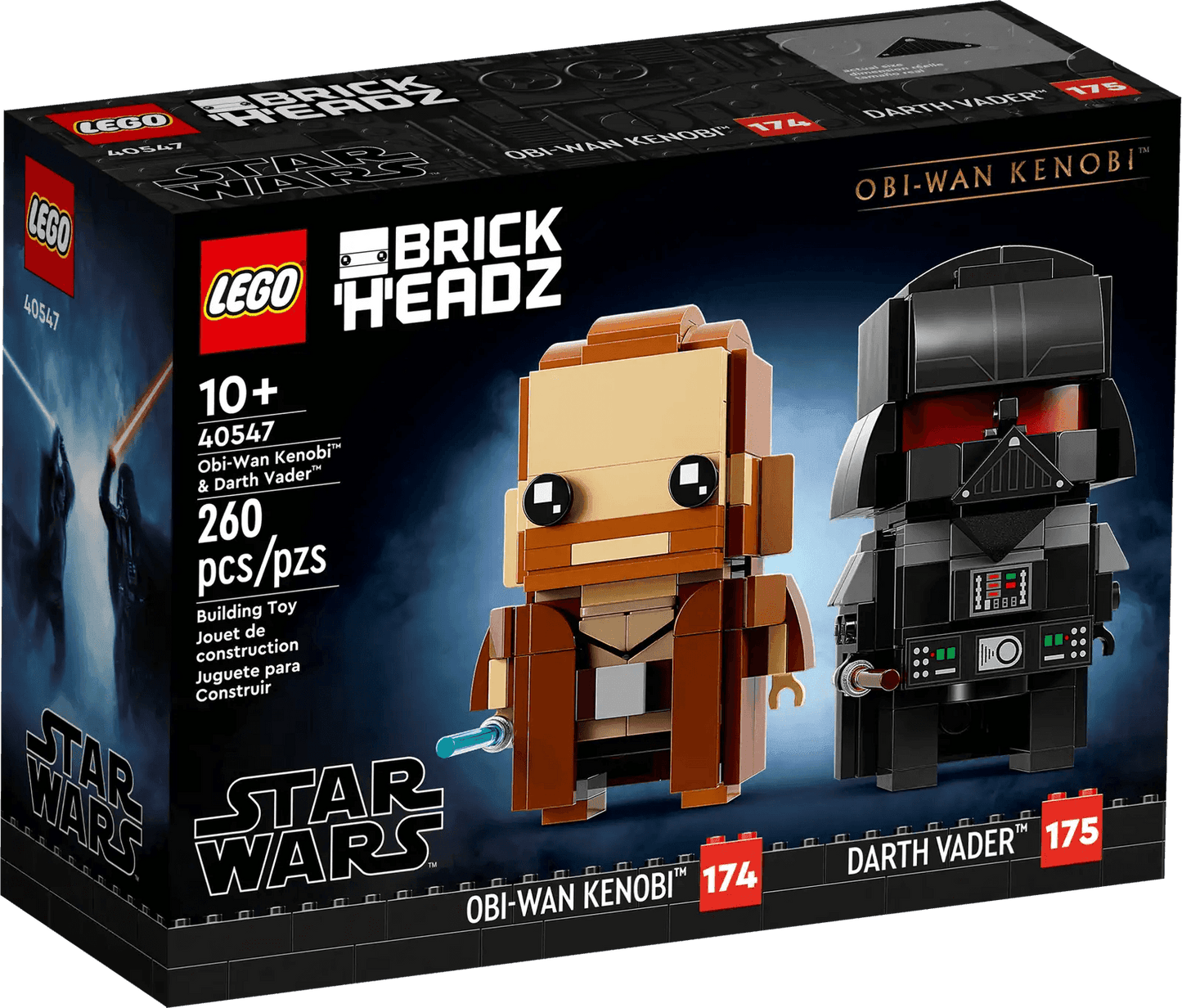 LEGO BrickHeadz Star Wars Obi-Wan Kenobi & Darth Vader 40547 -