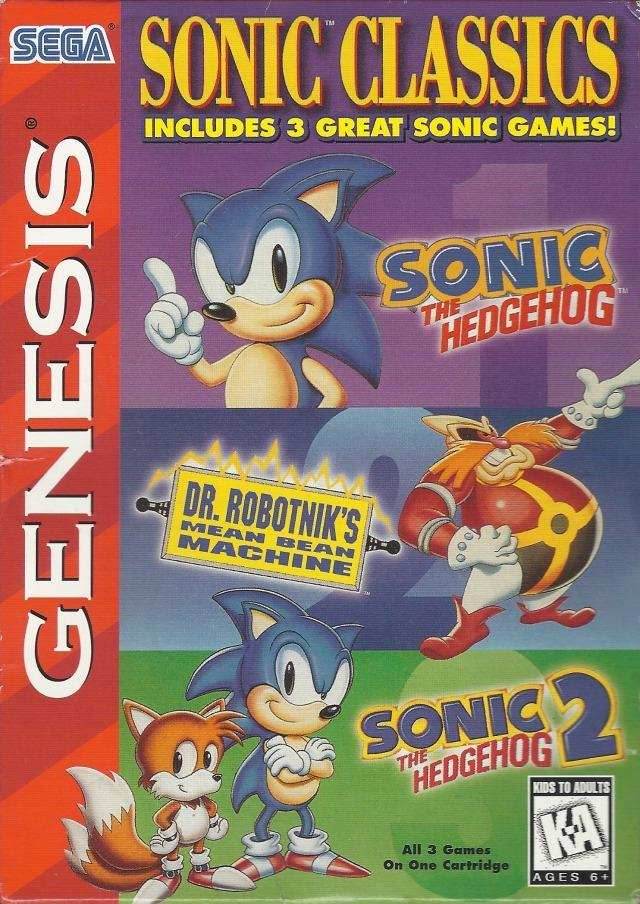 Sonic Classics 3 In 1 (Sega Genesis) - Uglies