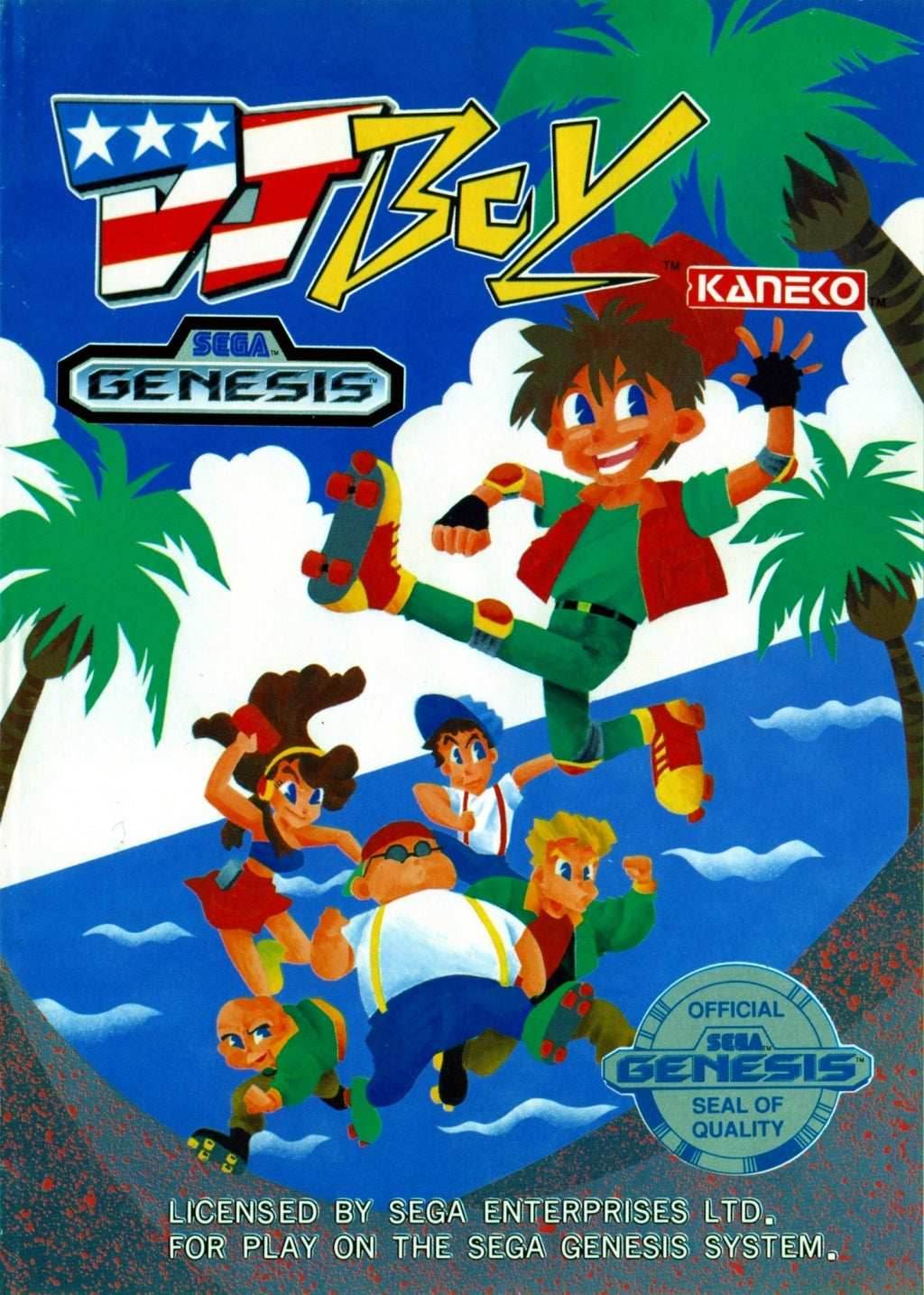 DJ Boy (Sega Genesis) - Game Manual Only