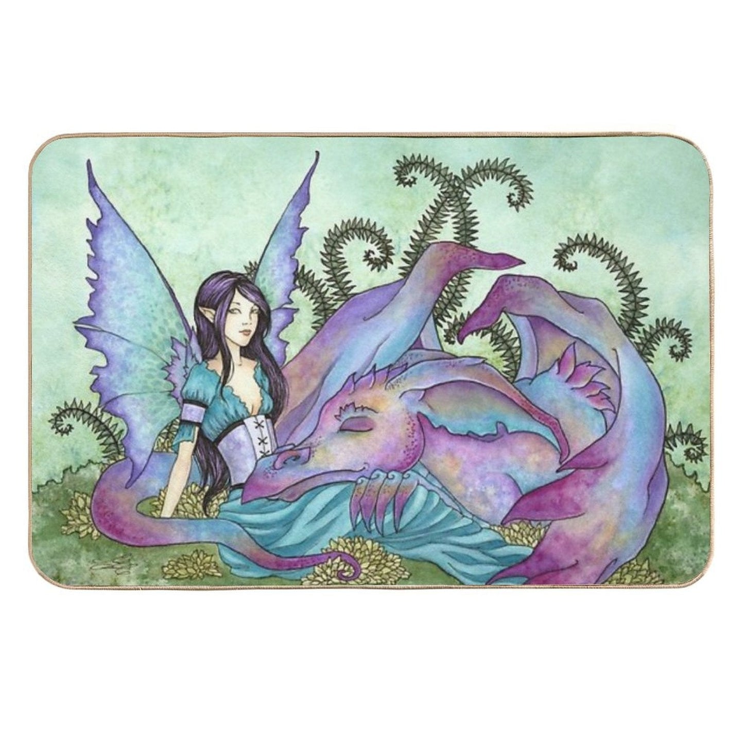 Let Sleeping Dragons Lie Easy To Clean Bath Mat