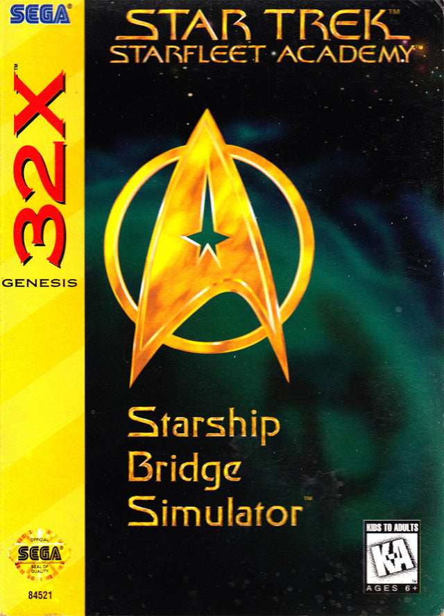 Star Trek Starfleet Academy: Starship Bridge Simulator 32X (Sega Genesis) - Game Manual Only