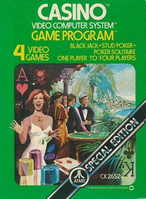 Casino (Atari 2600) - Game Manual Only