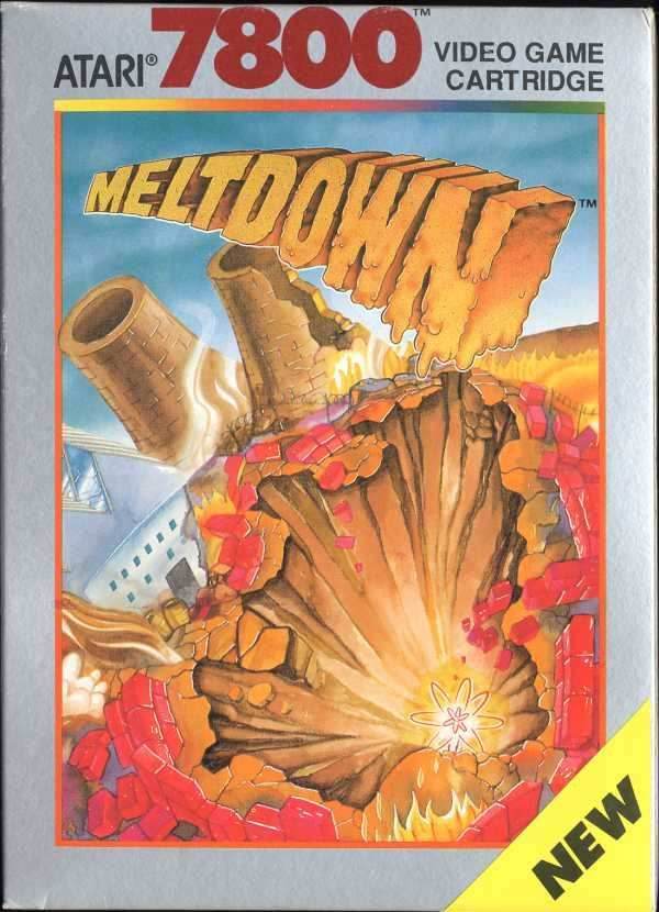 Meltdown (Atari 7800) - Game Manual Only