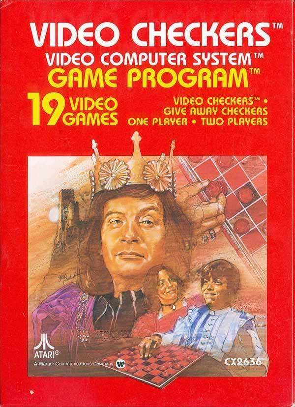 Video Checkers (Atari 2600) - Game Manual Only