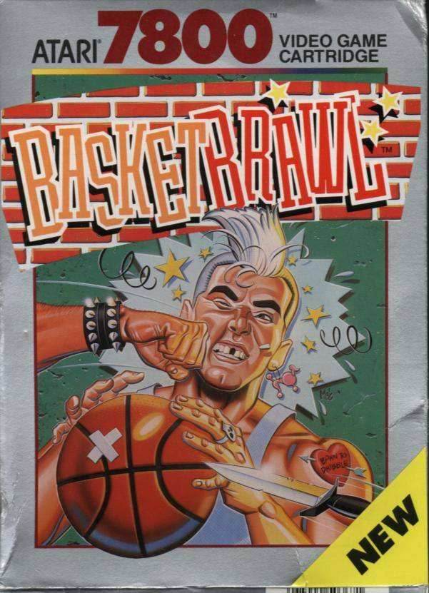 Basketbrawl (Atari 7800) - Game Manual Only