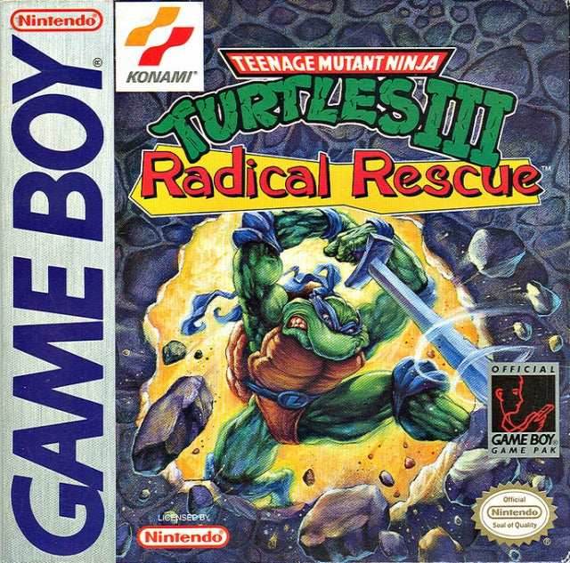 Teenage Mutant Ninja Turtles III Radical Rescue (Gameboy) - Game Manual Only