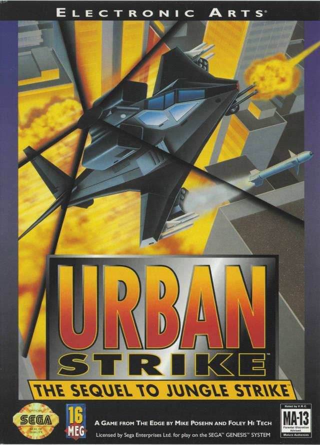 Urban Strike (Sega Genesis) - Game Manual Only