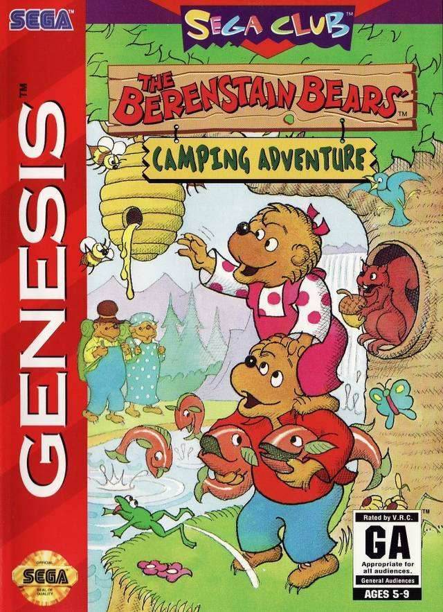 Berenstain Bears Camping Adventure (Sega Genesis) - Game Manual Only