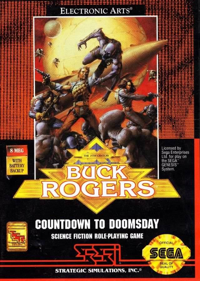 Buck Rogers: Countdown to Doomsday (Sega Genesis) - Game Manual Only