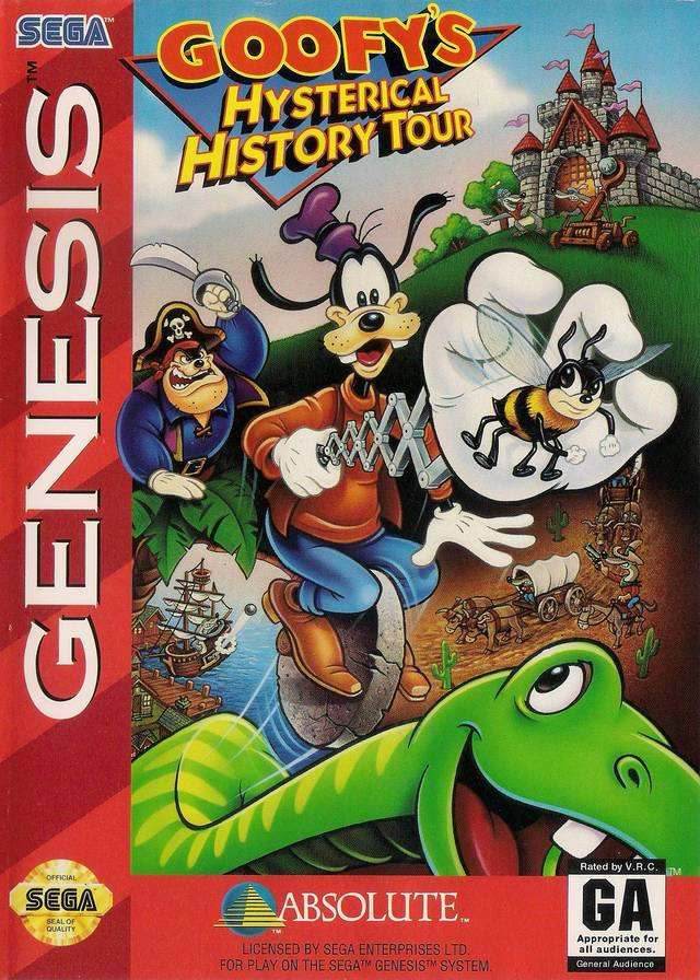 Goofy's Hysterical History Tour (Sega Genesis) - Game Manual Only