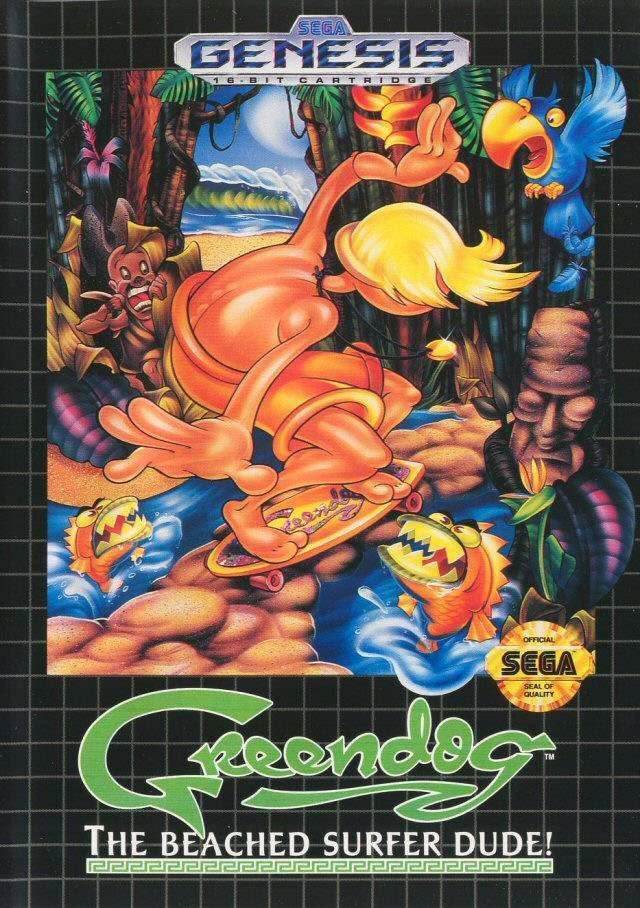 Greendog Beached Surfer Dude (Sega Genesis) - Game Manual Only
