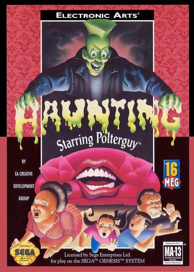 Haunting Starring Polterguy (Sega Genesis) - Game Manual Only