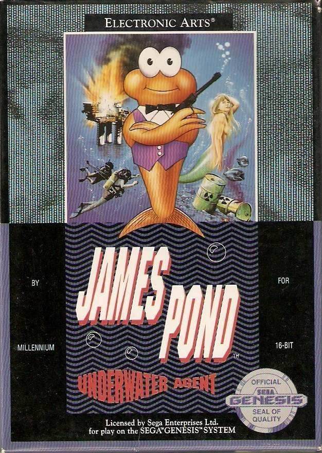 James Pond (Sega Genesis) - Game Manual Only
