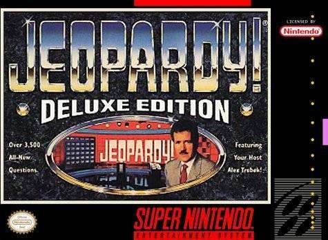 Jeopardy! Deluxe Edition (Super Nintendo) - Game Manual Only
