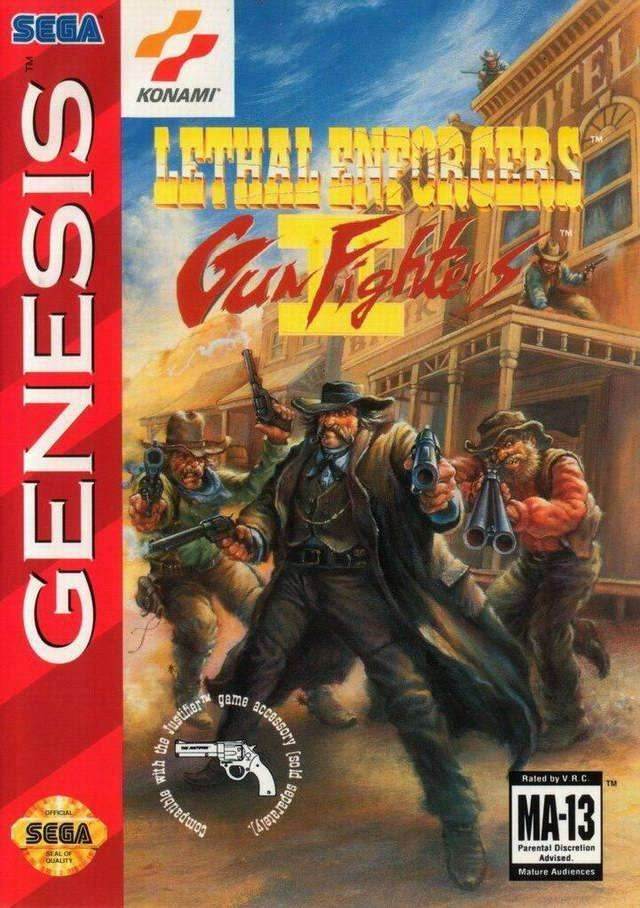 Lethal Enforcers II Gun Fighters (Sega Genesis) - Game Only