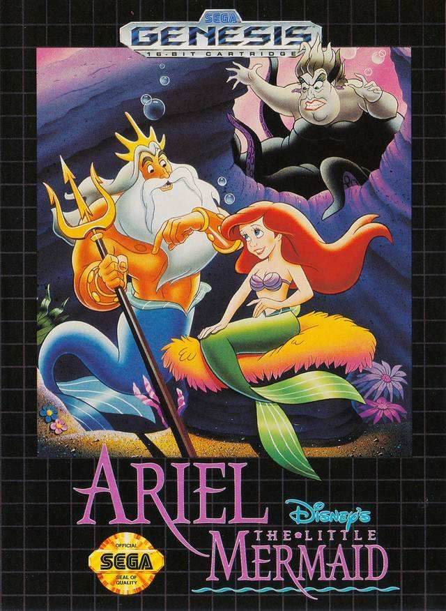Ariel the Little Mermaid (Sega Genesis) - Game Manual Only