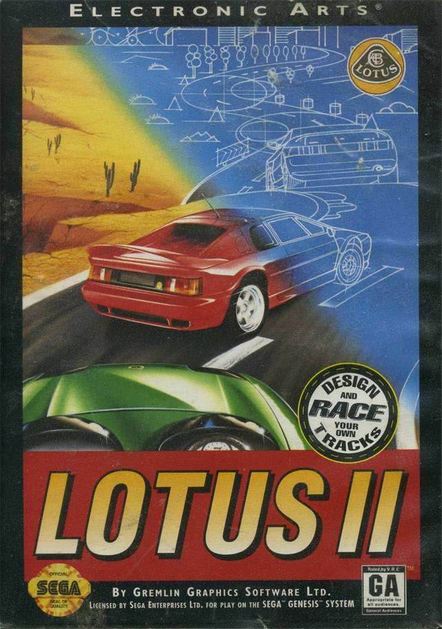 Lotus II (Sega Genesis) - Game Manual Only