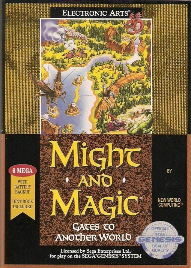 Might and Magic Gates to Another World (Sega Genesis) - Game Manual Only