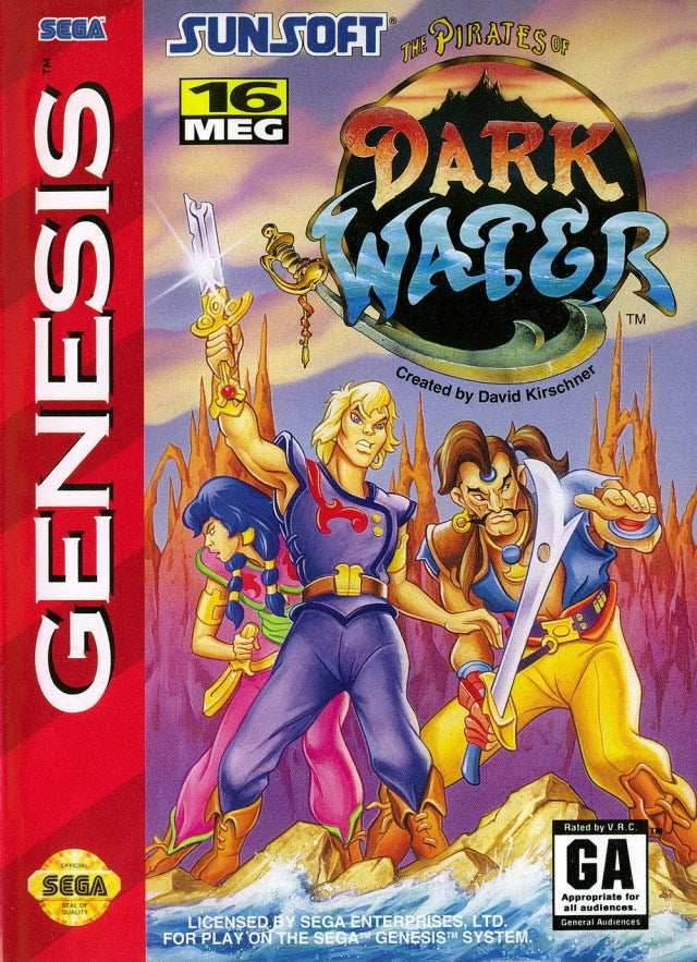 Pirates of Dark Water (Sega Genesis) - Game Manual Only
