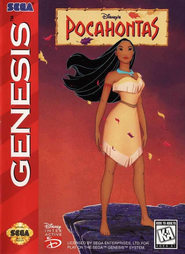 Pocahontas (Sega Genesis) - Game Manual Only